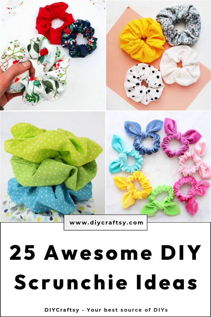 25 awesome diy scrunchie ideas