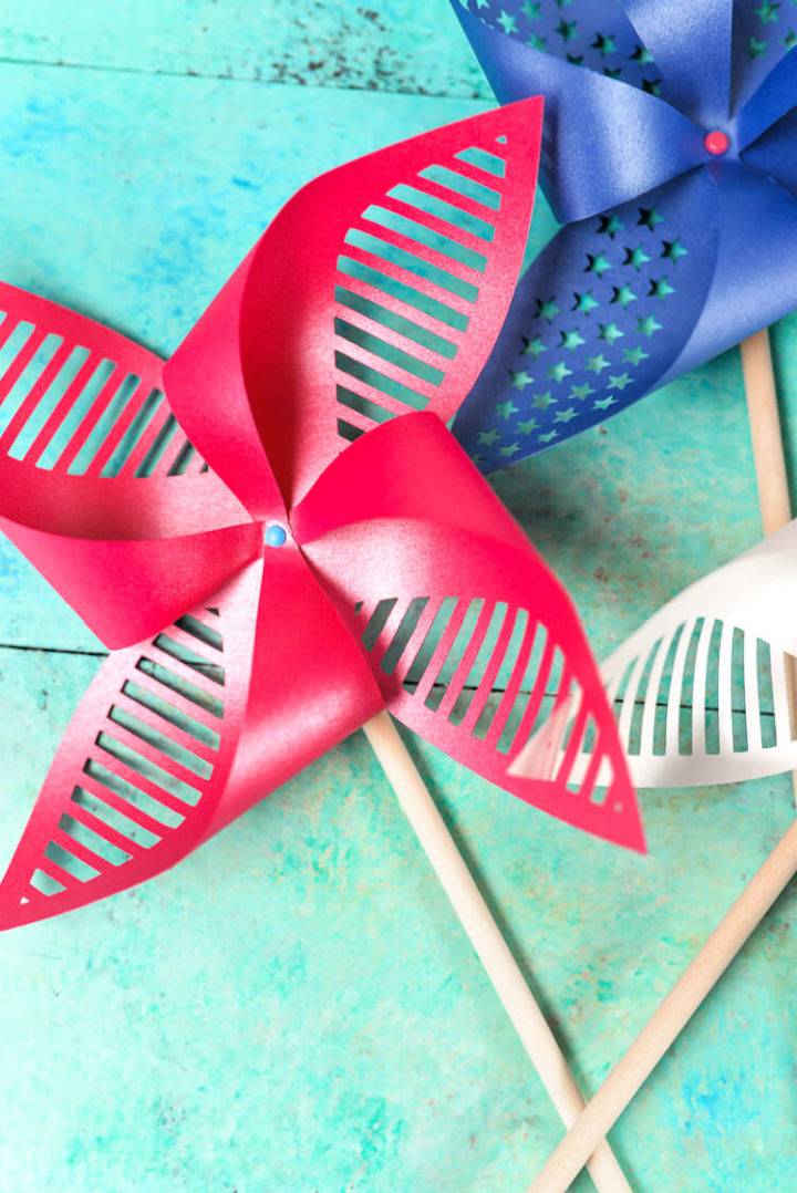 4th of July Patriotic Pinwheels for Cricut