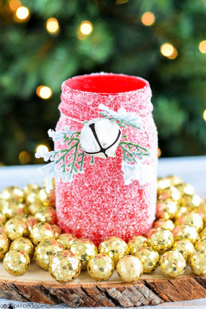 Make Glitter Mason Jar Luminary