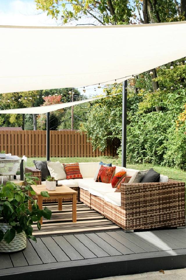 Make Shade Sails for Backyard