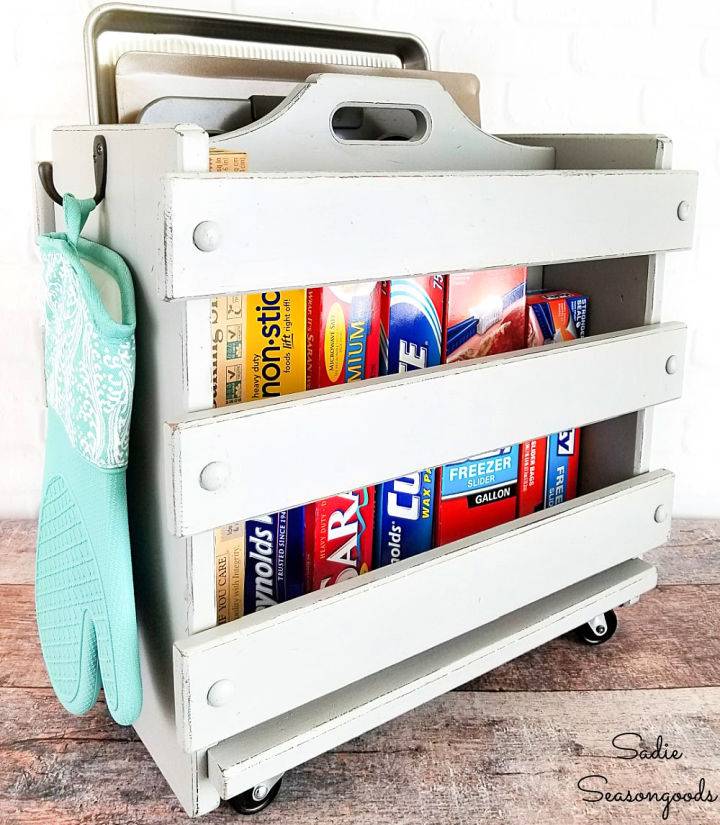 Modern Farmhouse Baking Pan Storage