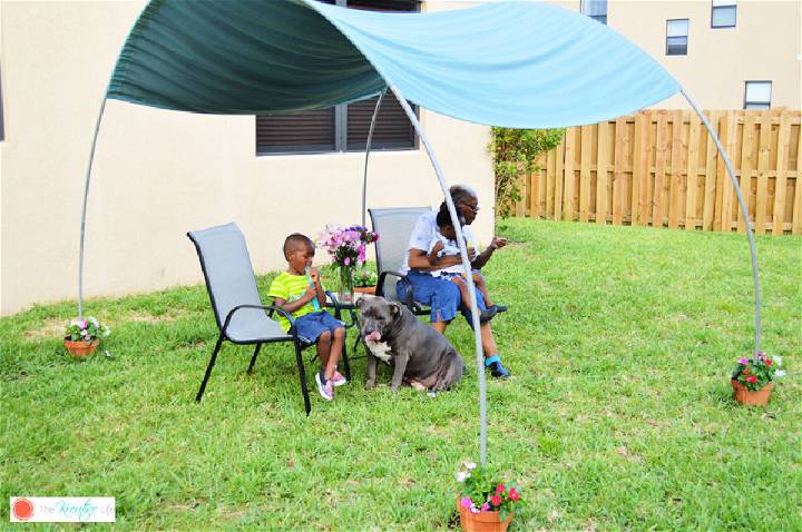 Cheap DIY Outdoor PVC Canopy