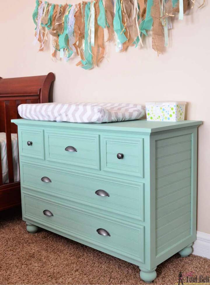 DIY 5 Drawer Dresser Changing Table