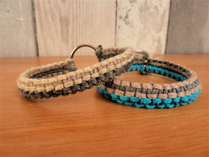 DIY Double Macrame Bracelet