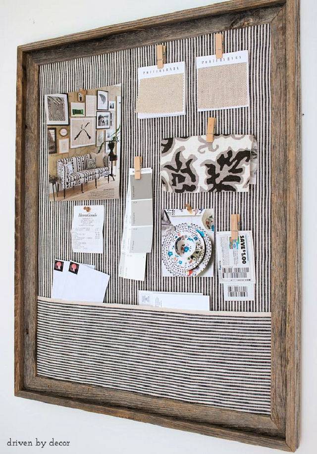 DIY Framed Cork Board