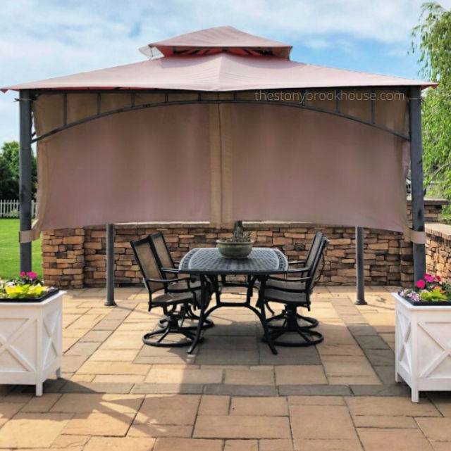 DIY Gazebo Sun Shade