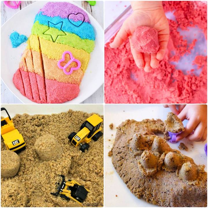 diy kinetic sand recipes