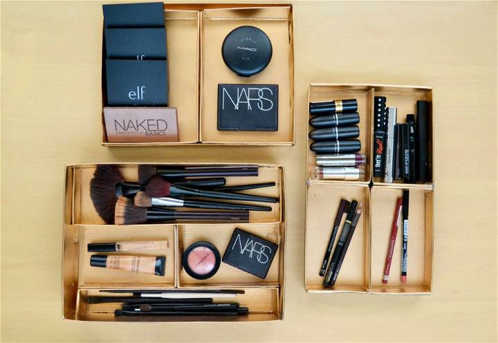 DIY Makeup Drawer Dividers