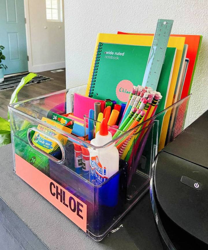 DIY Portable Homework Station