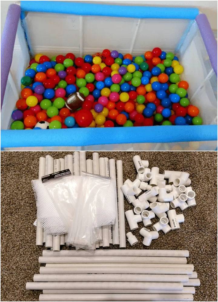 DIY Pvc Pipe Ball Pit for Children’s