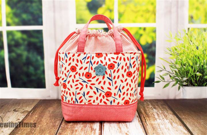 Drawstring Lunch Bag Sewing Pattern