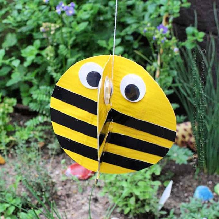 Handmade Duct Tape Twirling Bee