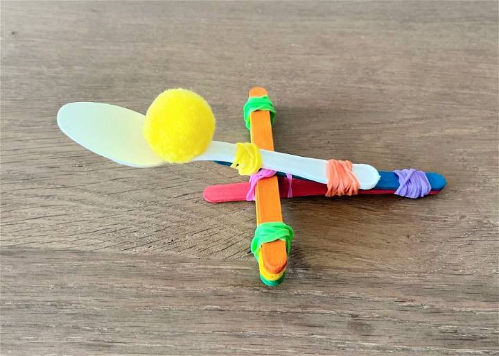 Easy DIY Popsicle Stick Catapult