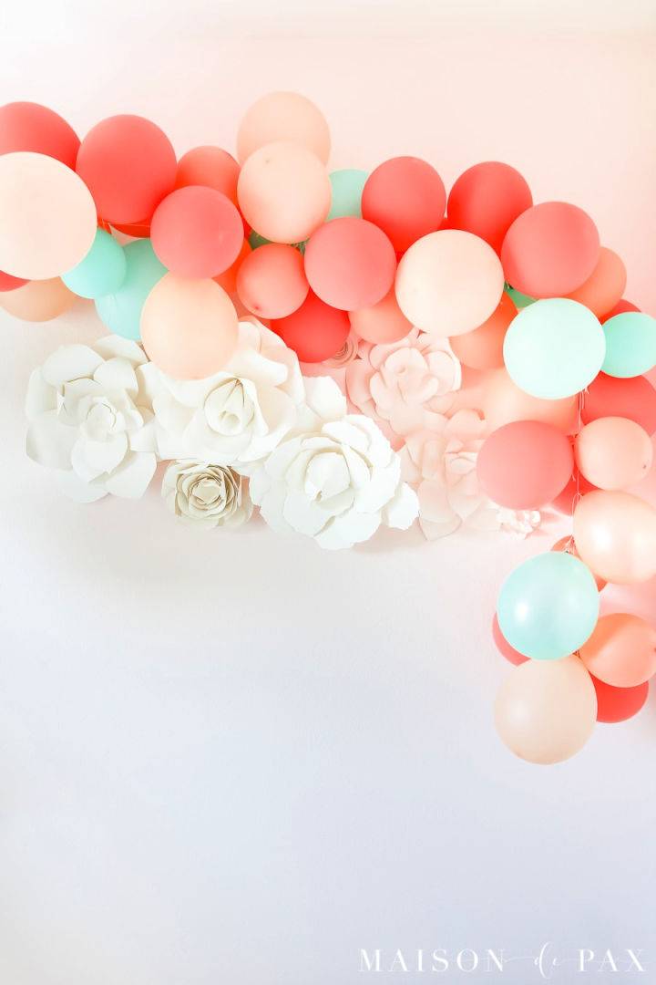 Easy Way to Make a Balloon Garland