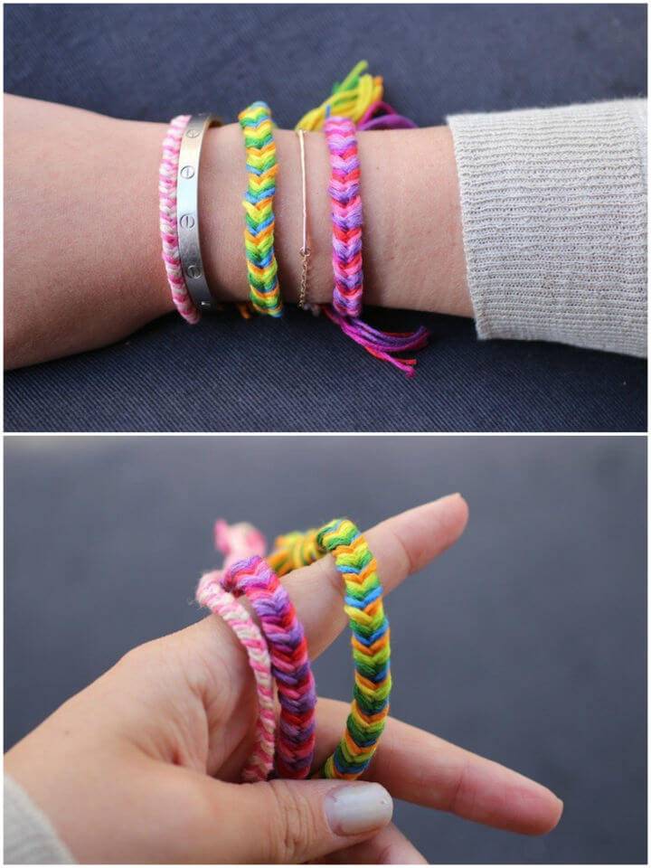 Fishtail Braid Friendship Bracelets