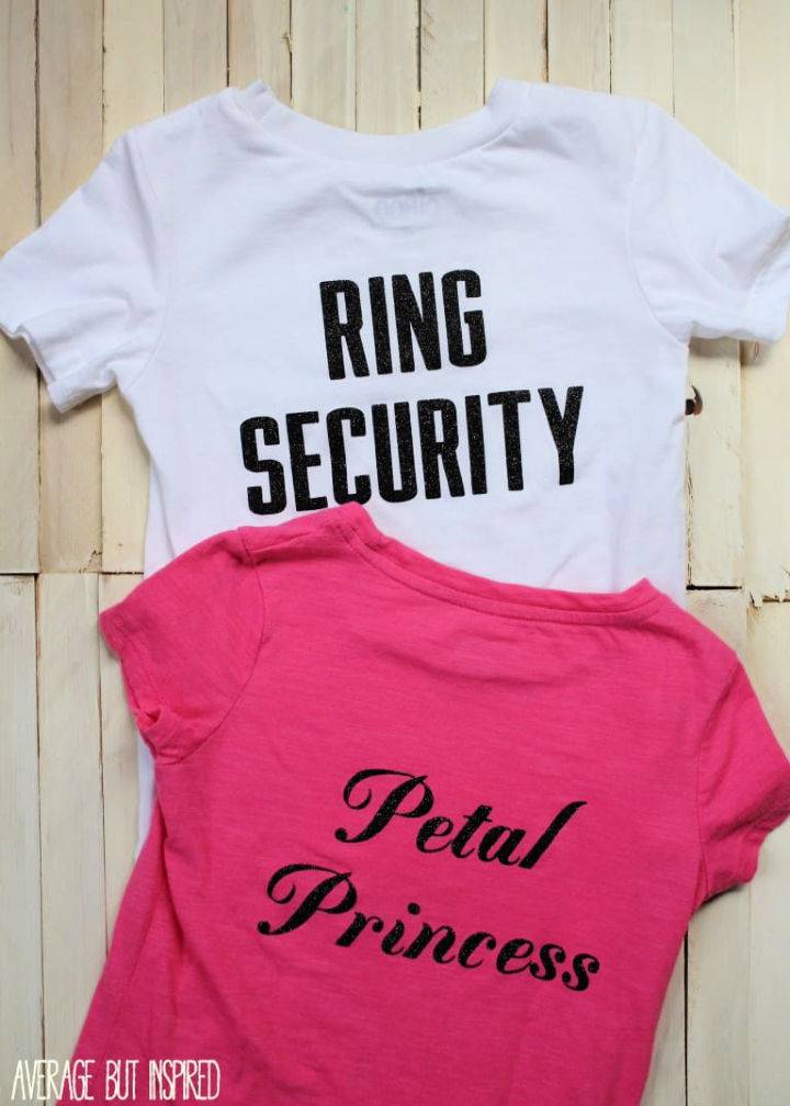 Flower Girl and Ring Bearer T Shirts