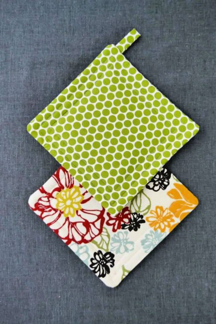 Free Fabric Potholder Sewing Pattern