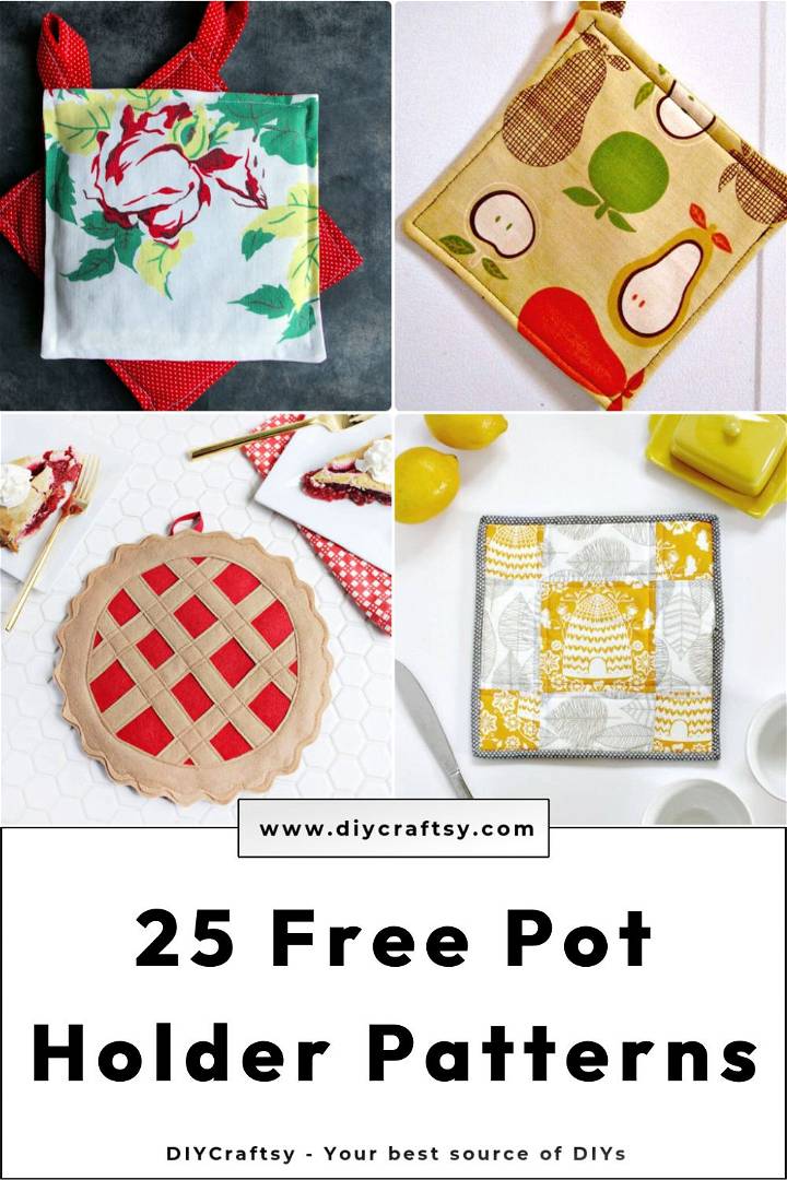 free potholder patterns to sew