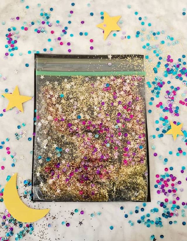 DIY Galaxy Sensory Bag