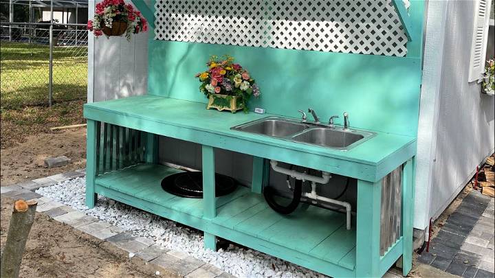 How To Make an Outdoor Garden Sink