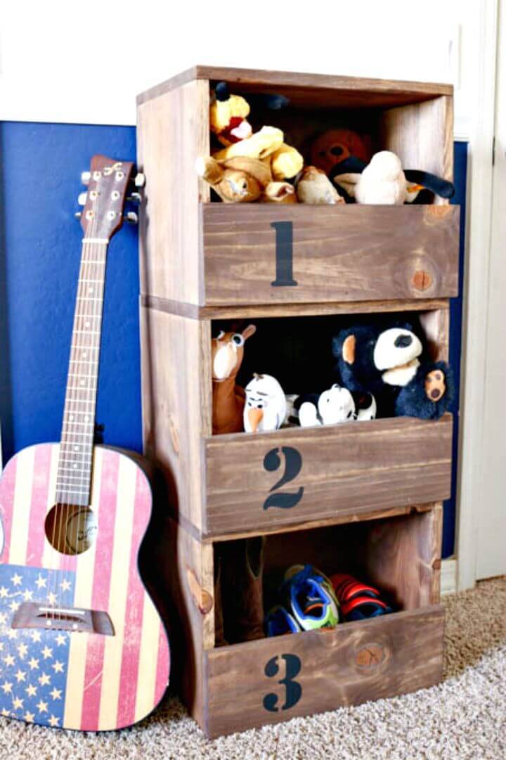 Building Stacking Toy Storage Cubbies