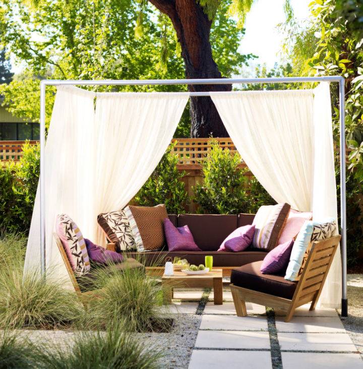 How to Make a Cabana Shade Using PVC Pipes