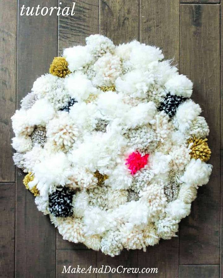 Easy To Make Pom Pom Rug