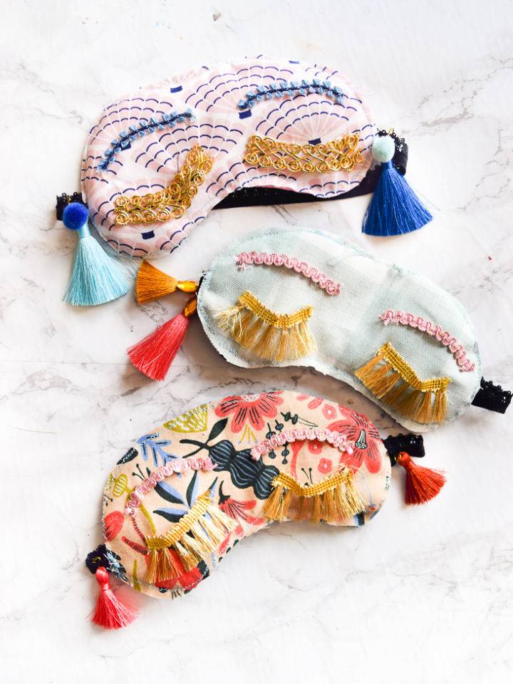 How to Make Holly Golightly Sleep Masks