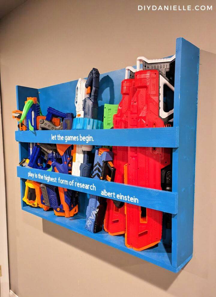 How to Make Nerf Gun Storage