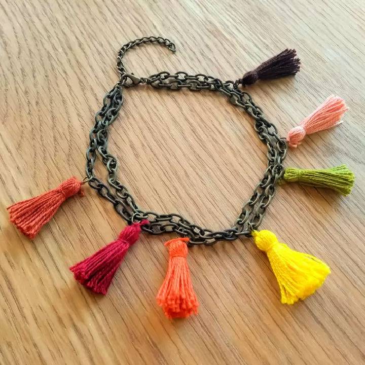 How to Make Tassel Anklet