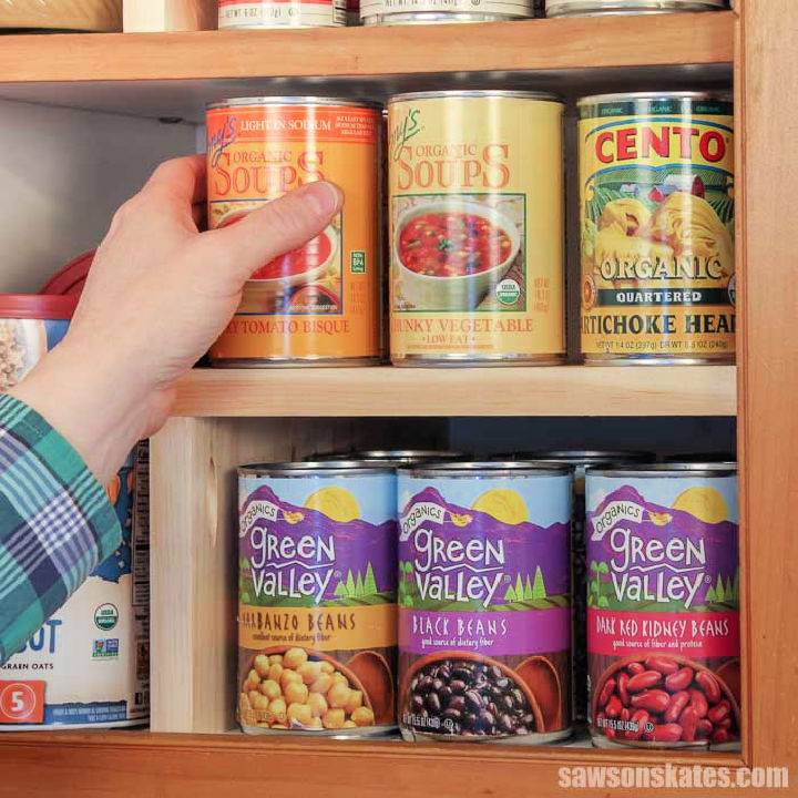 Easy DIY Cabinet Organizer Shelf