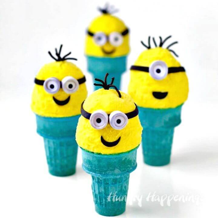 DIY Ice Cream Cone Minions