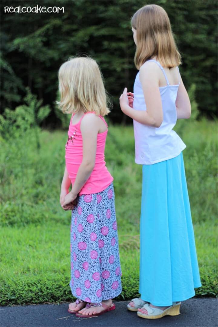 Maxi Skirt Pattern for Girls