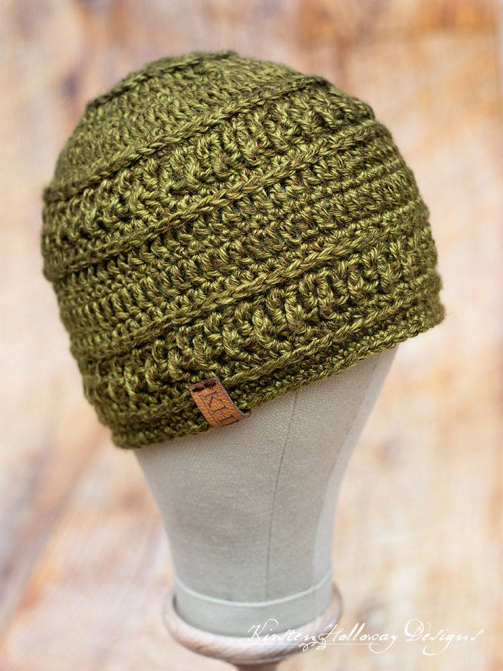 Mens Crochet Wanderlust Beanie Pattern