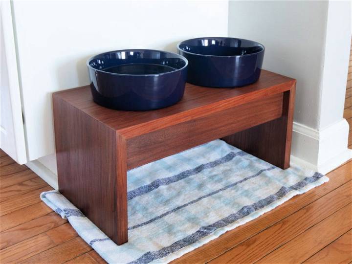 How to Make an Elevated Dog Bowl Stand