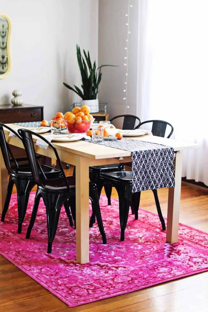 Modern DIY Table Runner