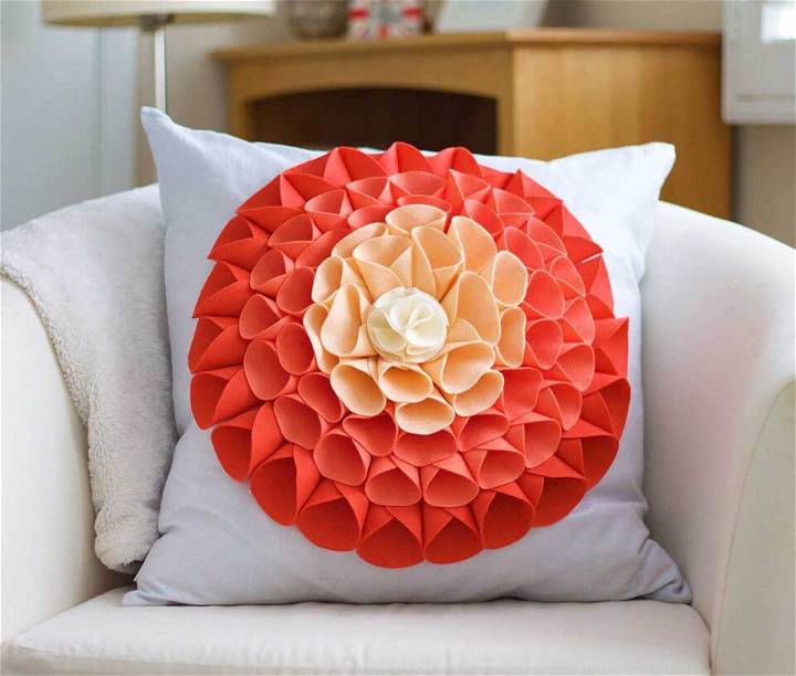 Pretty DIY No Sew Pillow