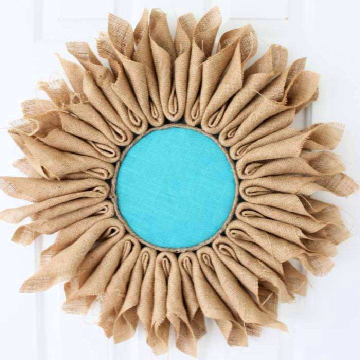 Quick and Easy DIY Burlap Flower