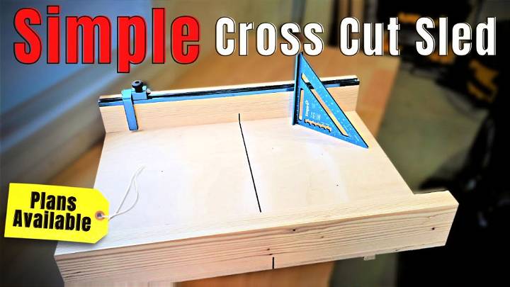 Table Saw Cross Cut Sled Design