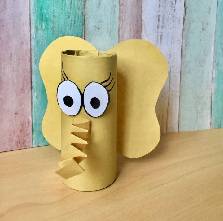 Handmade Toilet Paper Roll Elephant