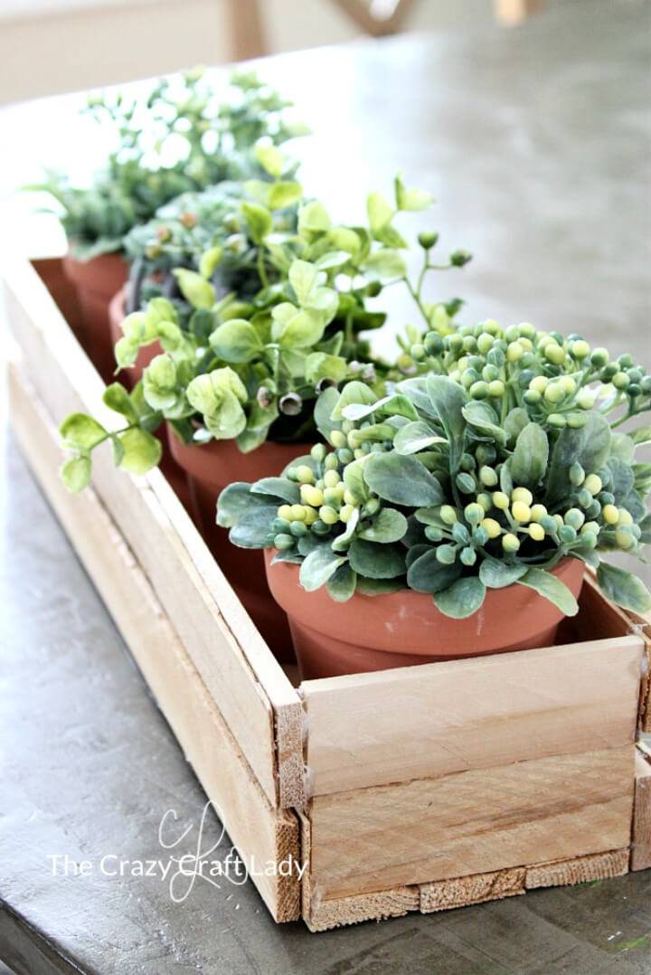 Wood Planter Box Using Wood Shims